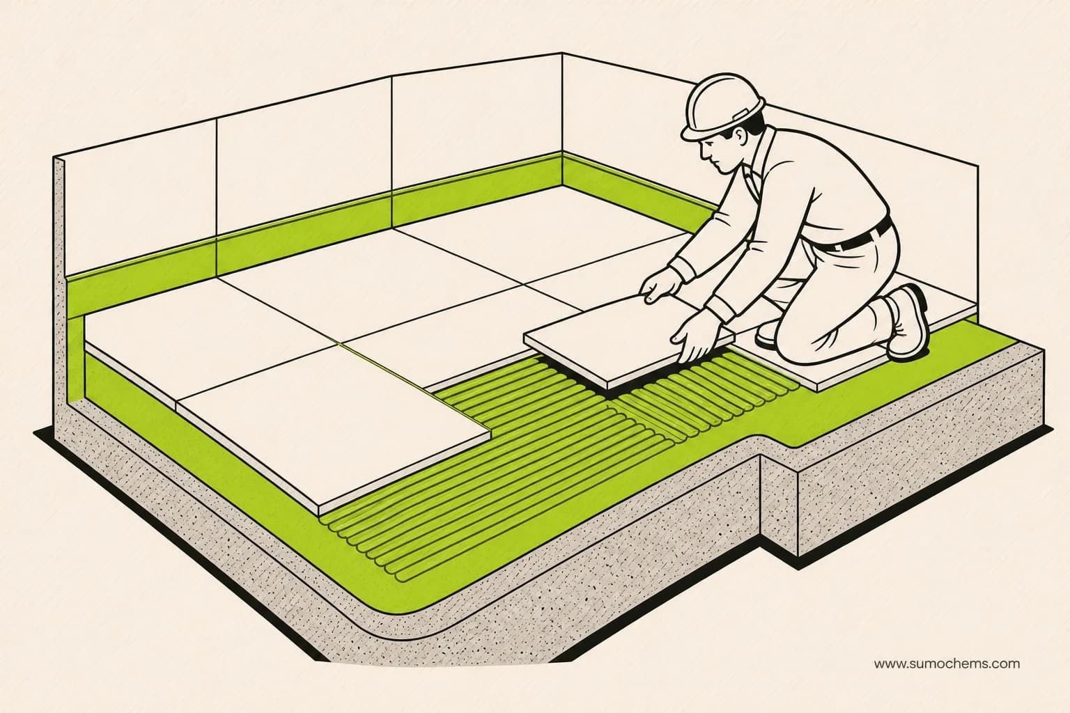 GS04_cover How to use SUMO S04 Tile & Stone Adhesive (wet areas, pools & heavy traffic)