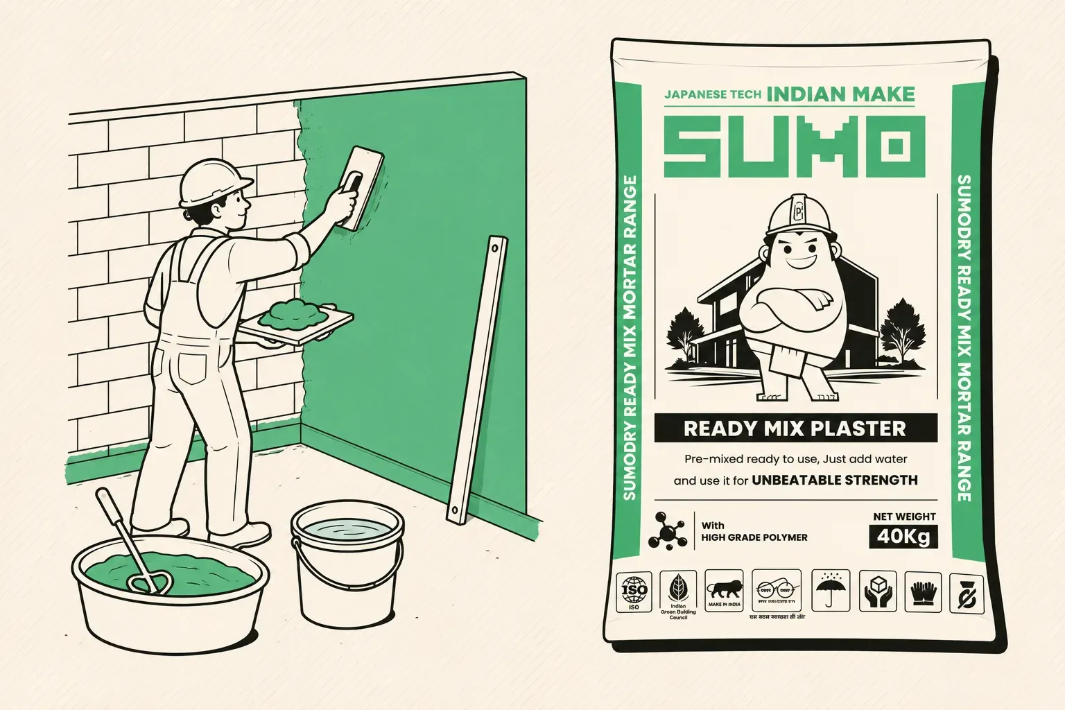 How to use SUMO Ready-Mix Plaster How to use SUMO Ready-Mix Plaster