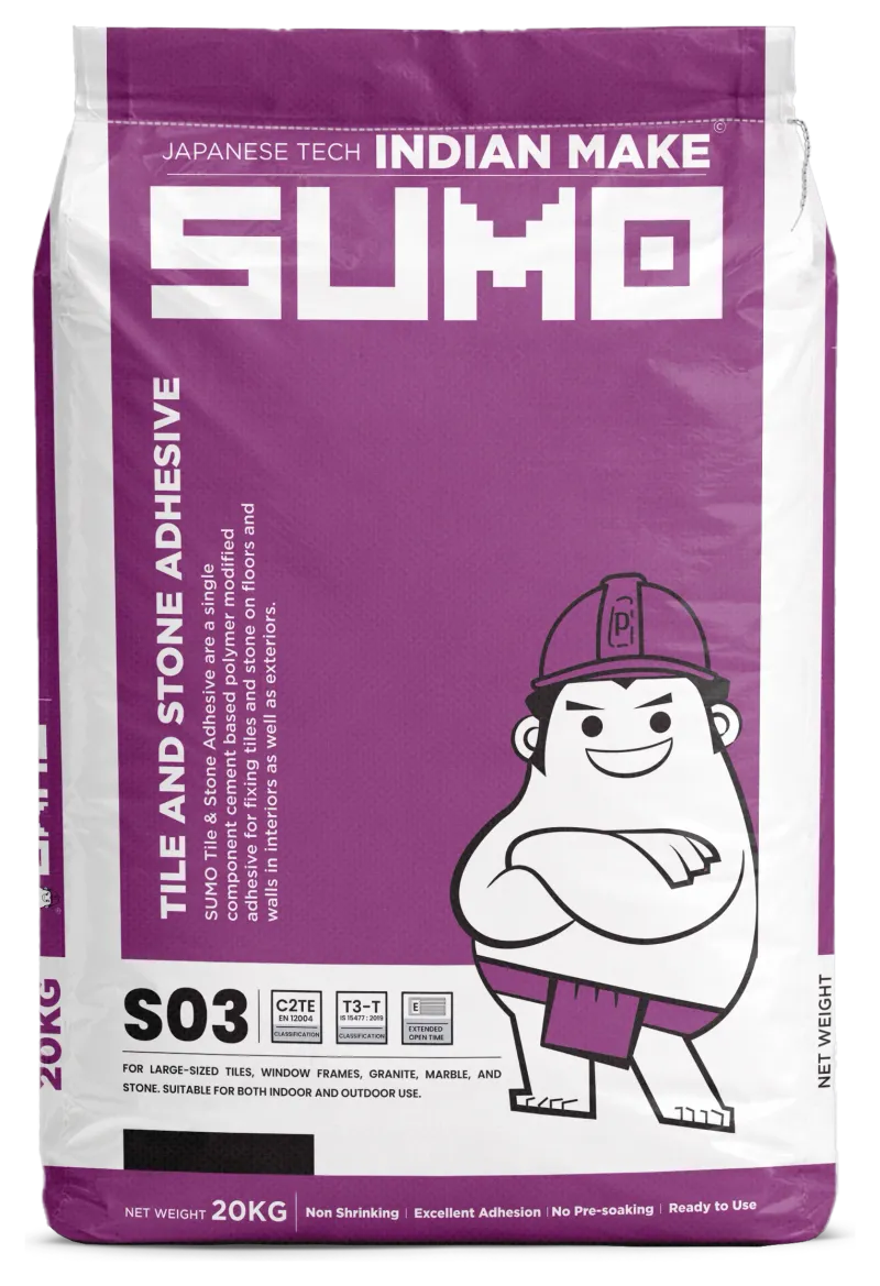 SUMO S03 Tile & Stone Adhesive — SUMOTILE S03 Tile & Stone Adhesive